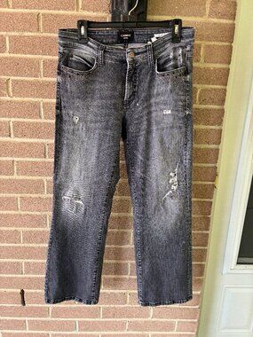 Cambio Paris Italian Vintage Sparkle Distressed Jeans